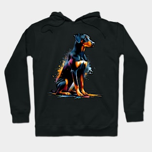 Vibrant Slovensky Kopov in Expressive Splash Art Form Hoodie